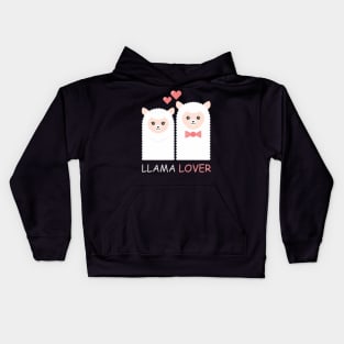 All you need is love and LLAMAS LOVER Kids Hoodie